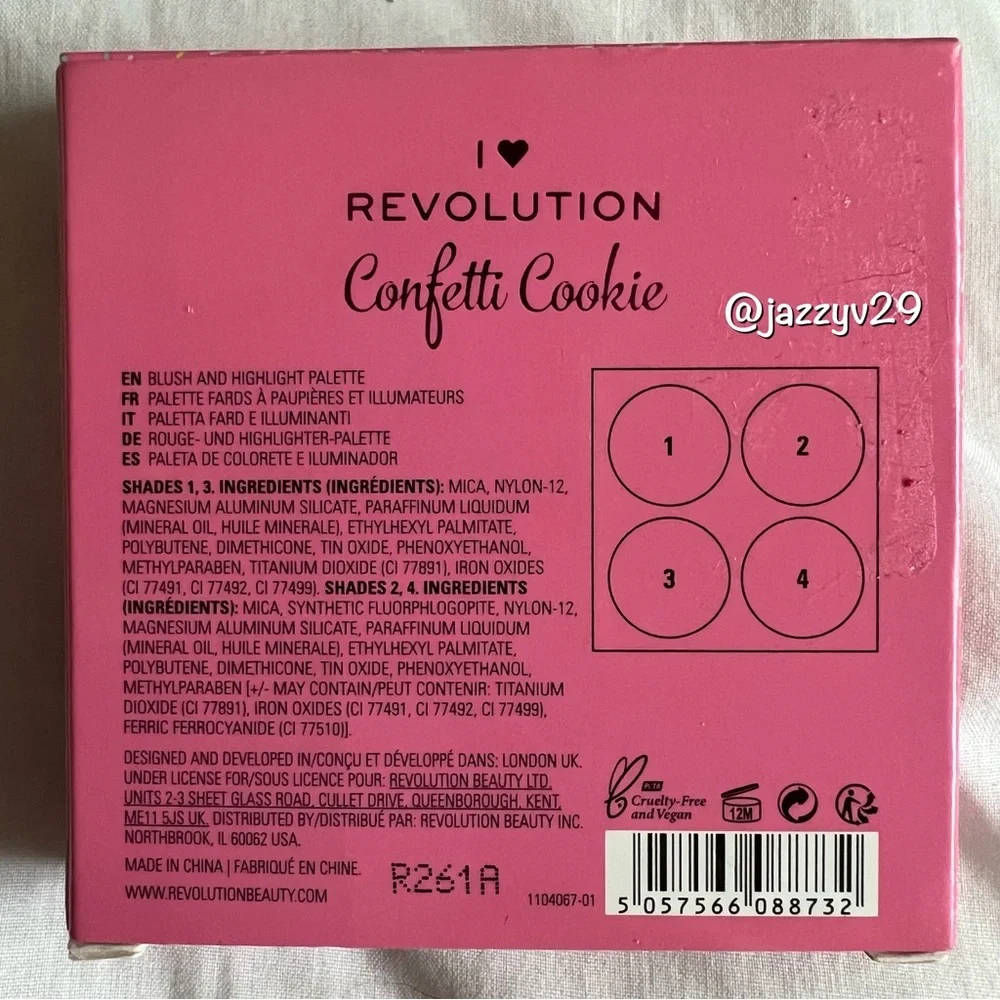 🩷I Heart Revolution Blush & Sprinkles Palette🩷